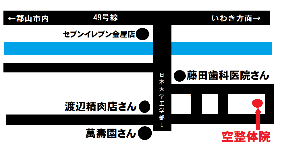 空整体院の地図